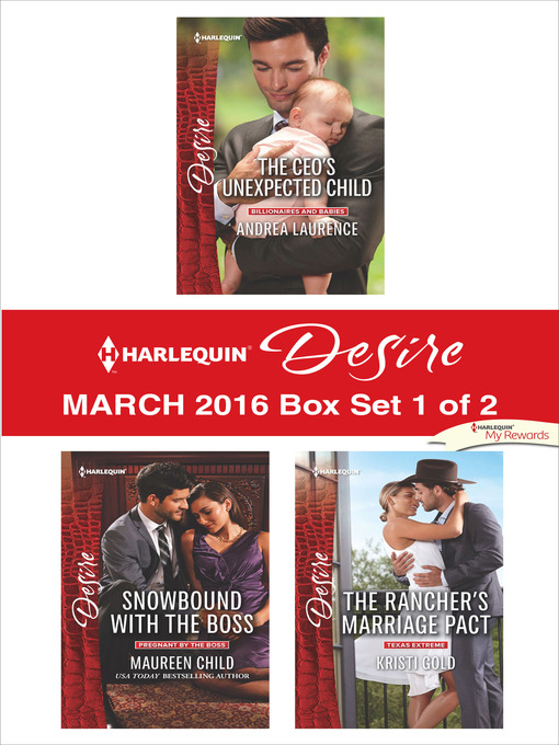 Title details for Harlequin Desire March 2016, Box Set 1 of 2 by Andrea Laurence - Available